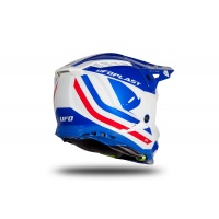 Motocross helmet Echus blue, white and red glossy - Home - HE168 - Ufo Plast