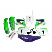 Kit plastiche motocross Kawasaki Emig Team USA KX 125/250 1994-1998 - Kit Plastiche - KITKAWASAKI220 - Ufo Plast