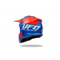 Casco motocross Intrepid blu e arancione - Caschi - HE13400-CF - Ufo Plast