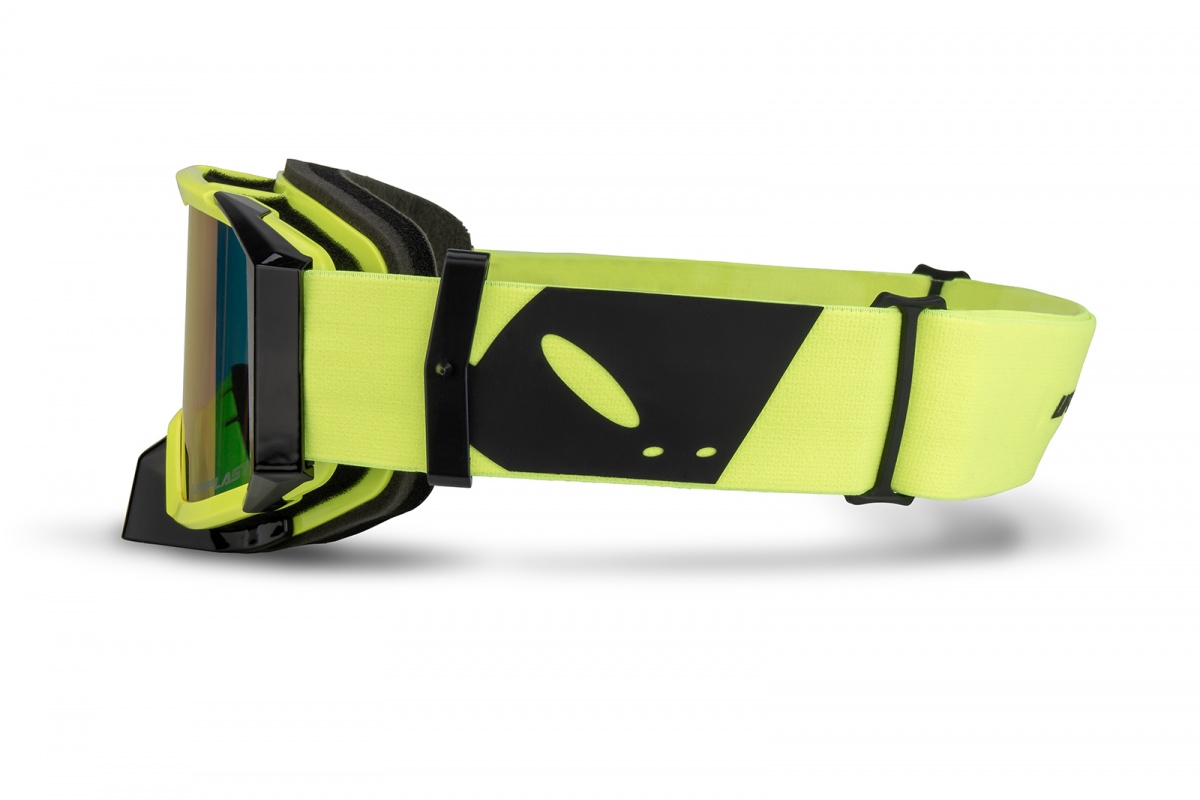 Motocross Wise Pro goggle neon yellow - Adult gear - GO13002-DK - Ufo Plast