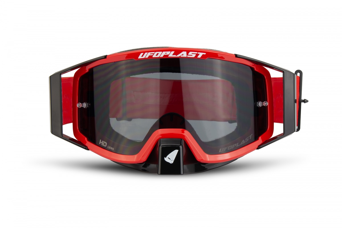 Occhiali motocross Wise Pro rosso - Abbigliamento adulto - GO13002-BW - Ufo Plast