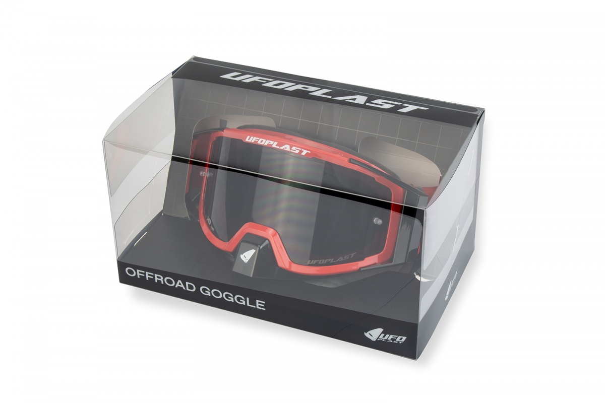 Motocross Wise Pro goggle red - Adult gear - GO13002-BW - Ufo Plast