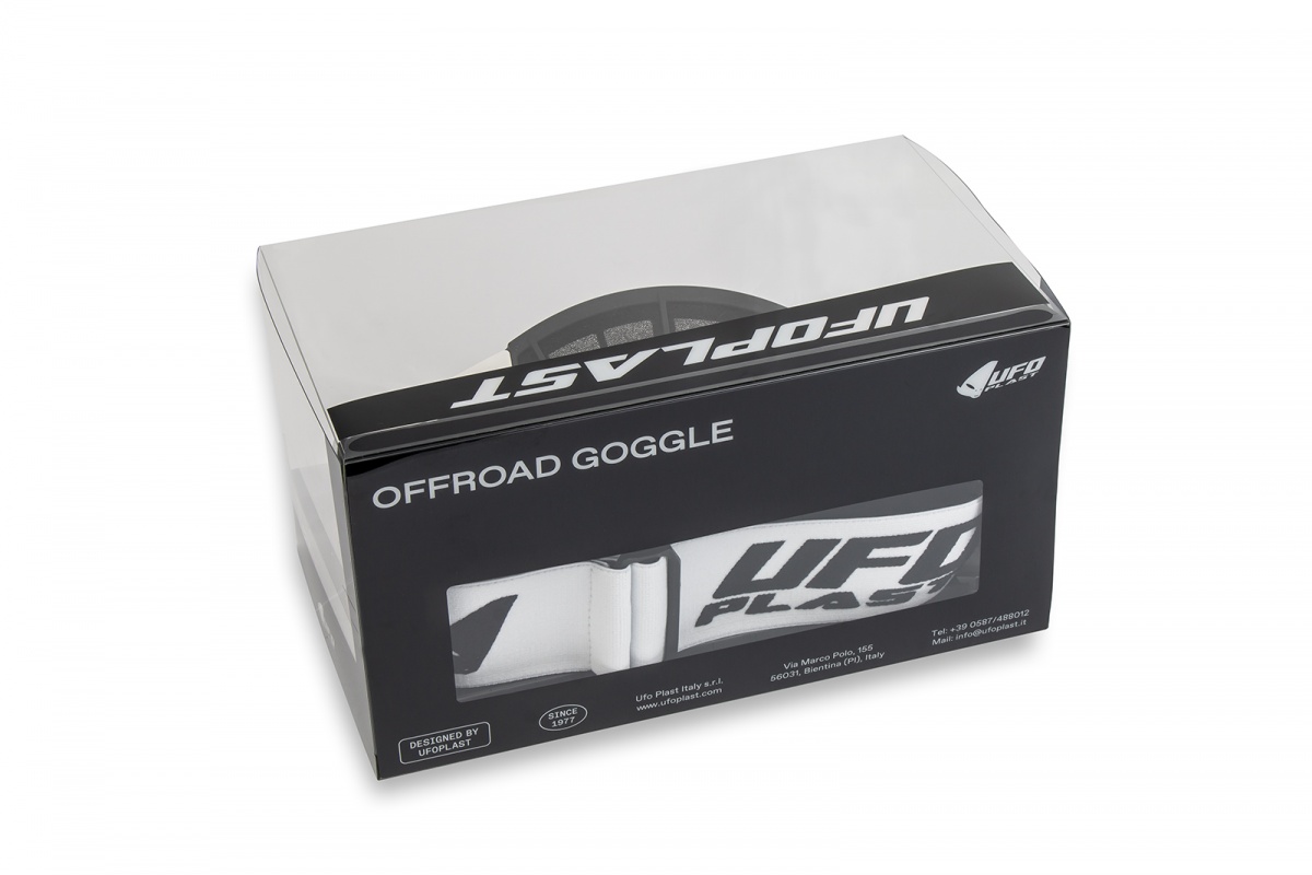 Motocross Wise goggle white - Adult gear - GO13001-WK - Ufo Plast