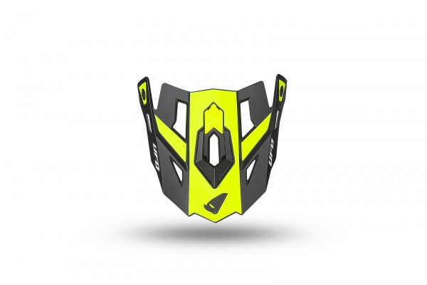 Frontino per HE13100 giallo e nero - Ricambi caschi - HR237-DK - Ufo Plast