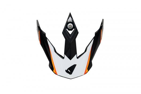 Frontino per HE13500 bianco e nero - Ricambi caschi - HR239-WK - Ufo Plast