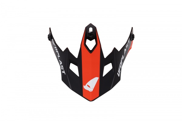 Frontino per HE13600 nero e rosso - Ricambi caschi - HR240-KB - Ufo Plast
