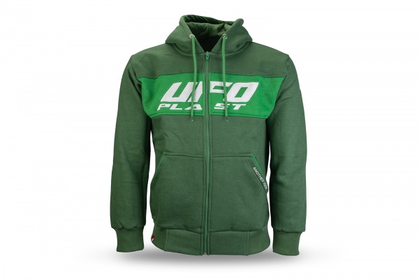Green Hodded Sweatshirt - Sweatshirts - MG04544 - Ufo Plast