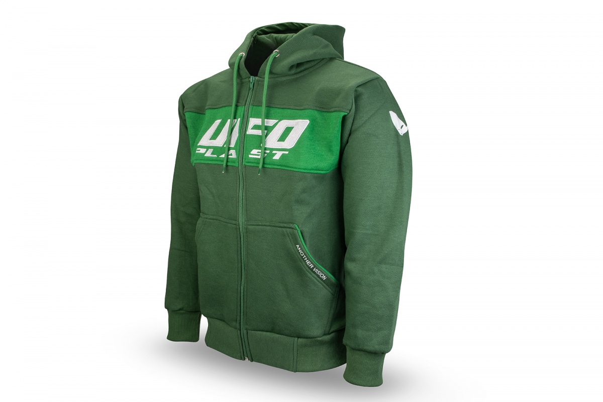 Green Hodded Sweatshirt - Sweatshirts - MG04544 - Ufo Plast